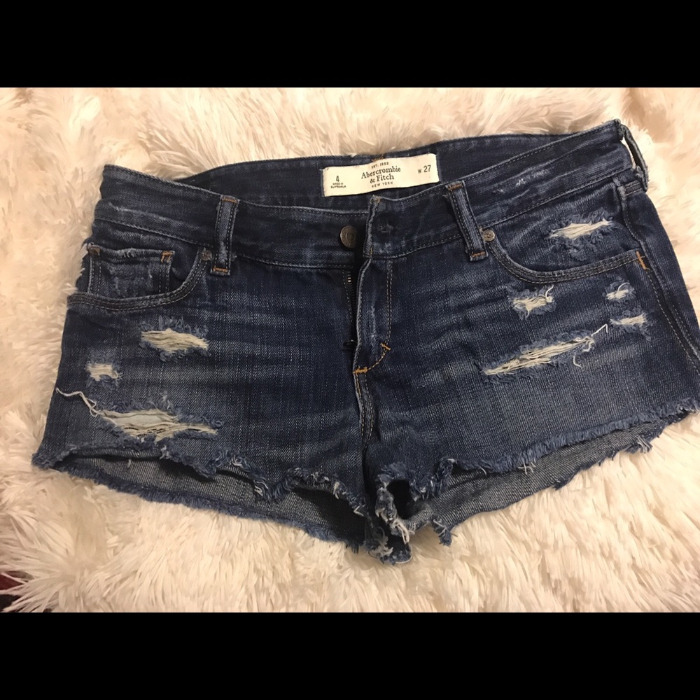 Abercrombie and Fitch Denim Shorts dark 27
