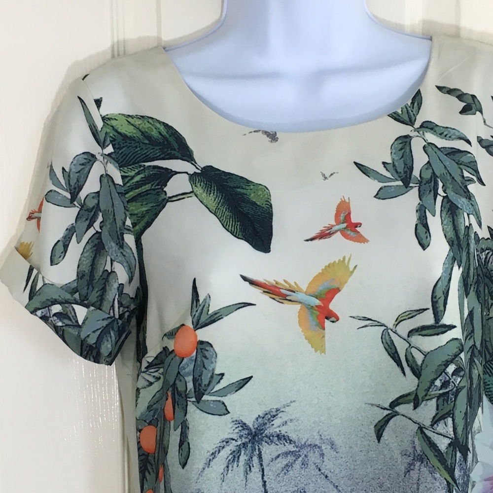 H&M Conscious Collection Tropical Shift Dress - Picture 2 of 7
