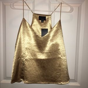 Gold Lumiere top