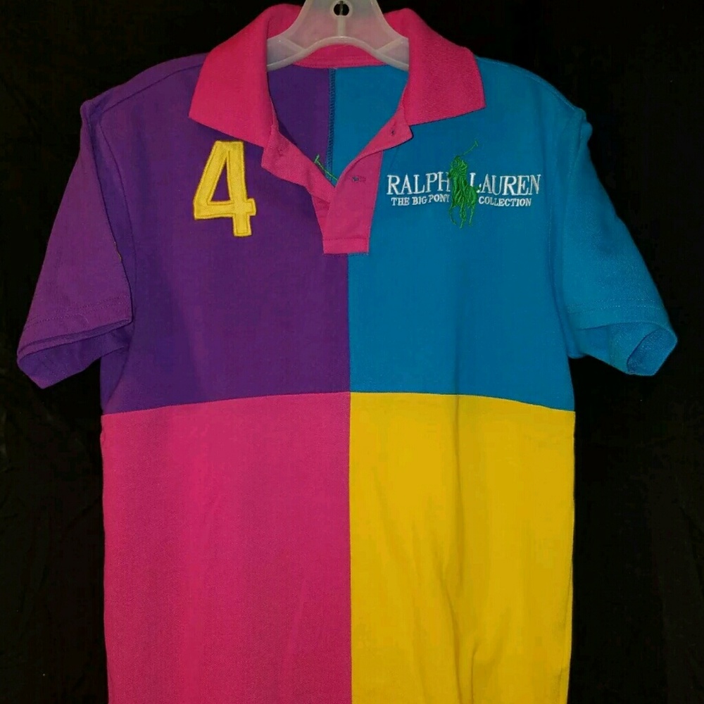 WOMEN'S RALPH LAUREN COLOR BLOCK M/L