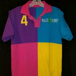 WOMEN'S RALPH LAUREN COLOR BLOCK M/L