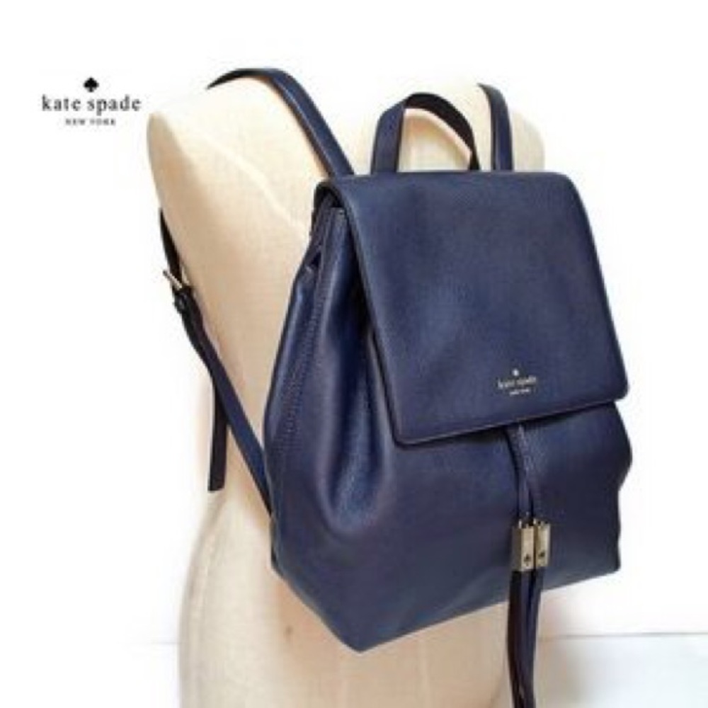 Kate Spade Grey Street Wilder Leather Backpack