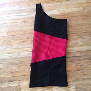 Bebe Colorblock Bodycon Dress