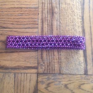 Nice Maroon Beaded Headband