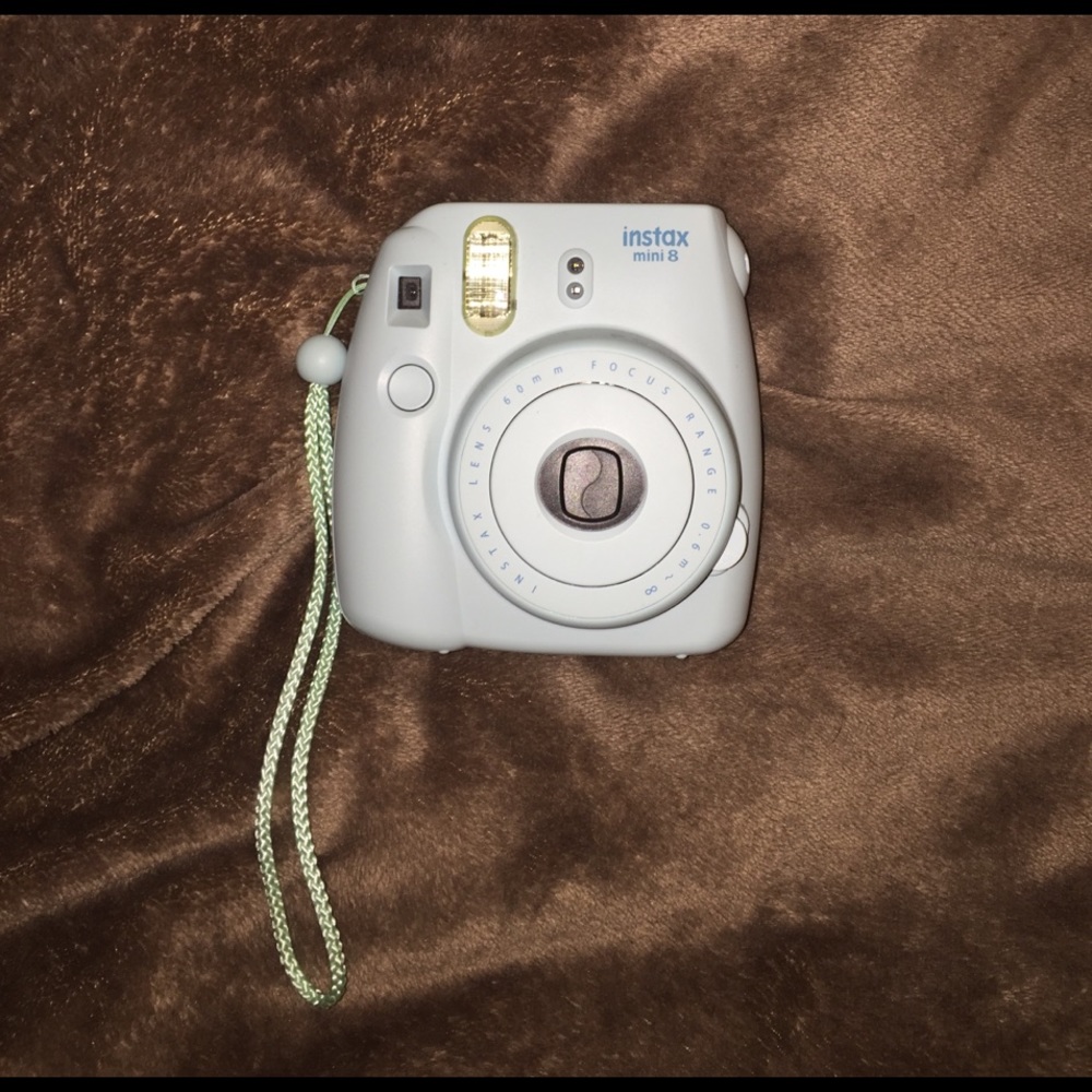Instax Fuji fill mini 8 polaroid camera blue