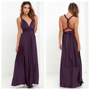 [ISO] ALWAYS STUNNING CONVERTIBLE PURPLE MAXI