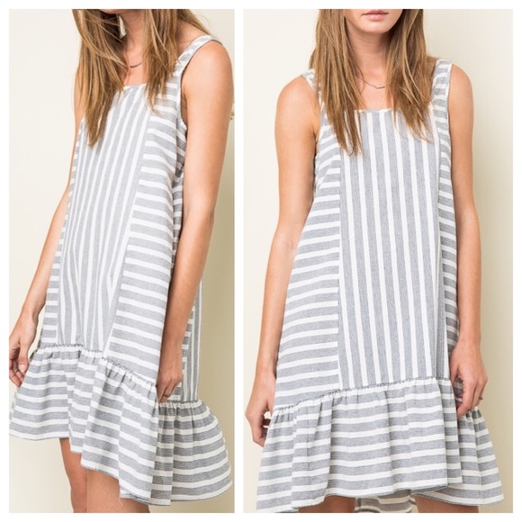 🍀 Savanah Striped Dress - Picture 3 of 5