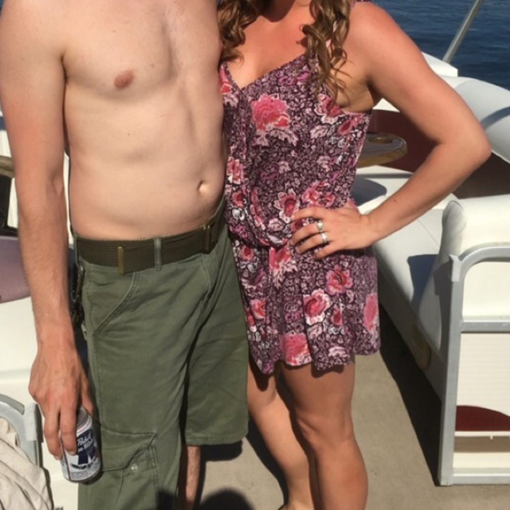 American eagle floral romper