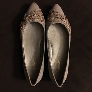Light grey flats