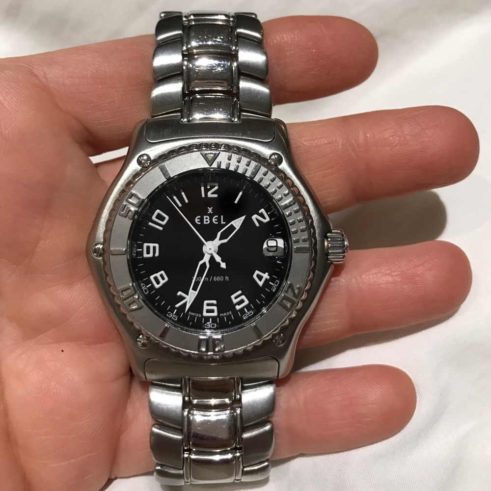 Authentic Ebel watch unisex tags attached