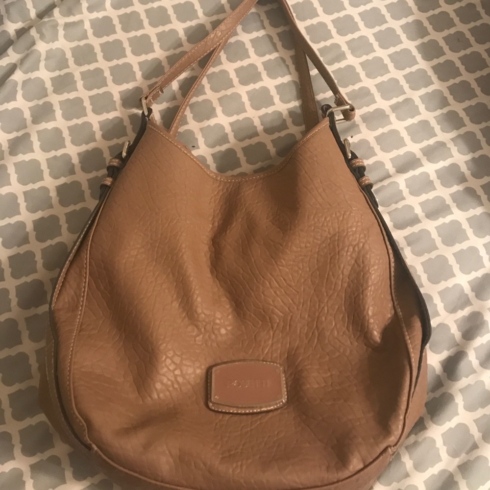 Tan Rosetti 3 compartment purse