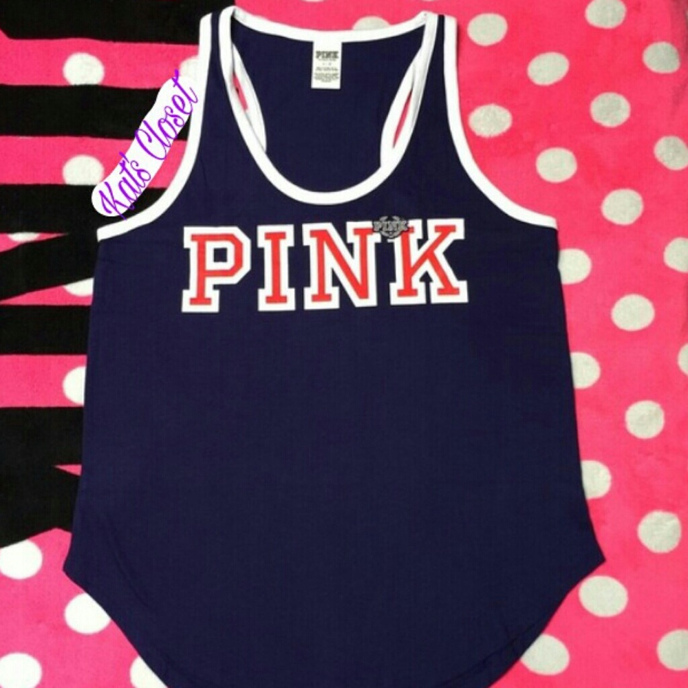 Vs pink ringer racer back tank
