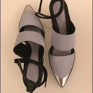 Kenzo Women's Blue and Black Honeycomb Heels sz 39