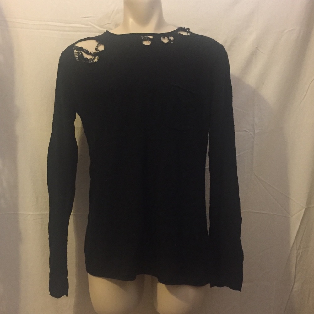 Custom Distressed Knitted Sweater