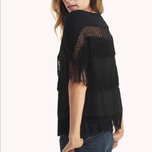 Final Price Ella Moss Zena Fringe Kimono Top