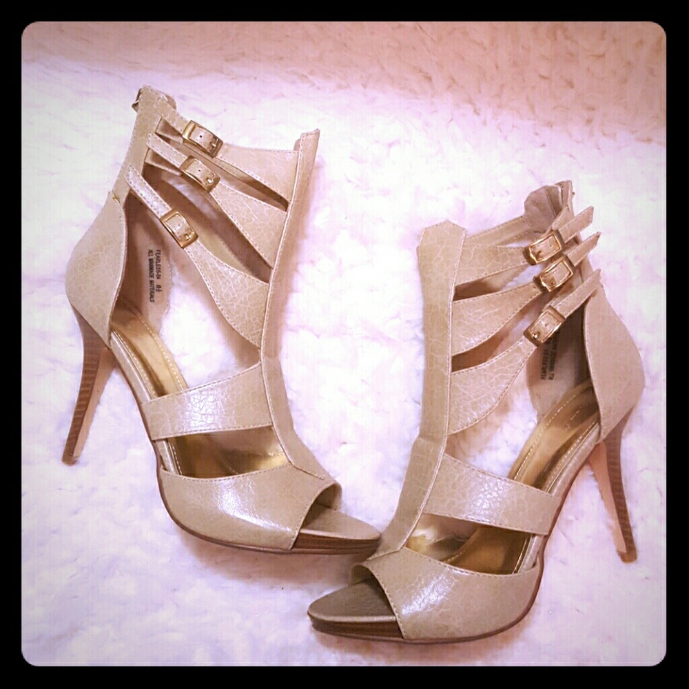 Snake skin heels