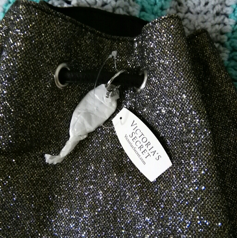 *1 DAY SALE*Glittery VS drawstring backpack