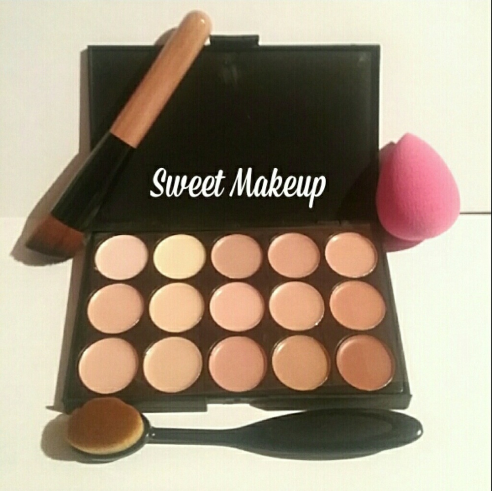 Contour Cream Palette+2 Brush+ Blender