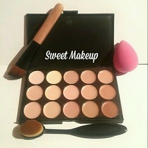 Contour Cream Palette+2 Brush+ Blender