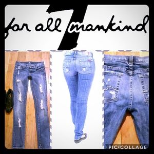 GUC 7 for All Mankind "Roxanne" Skinny Jeans