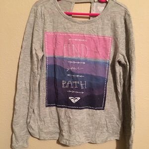 Roxy cute shirt size 10 more like size 7-8 or 8-9