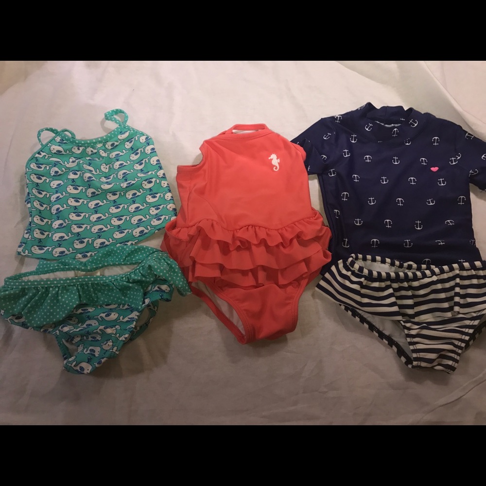 18 month Carters Swim Suits - Picture 1 of 4