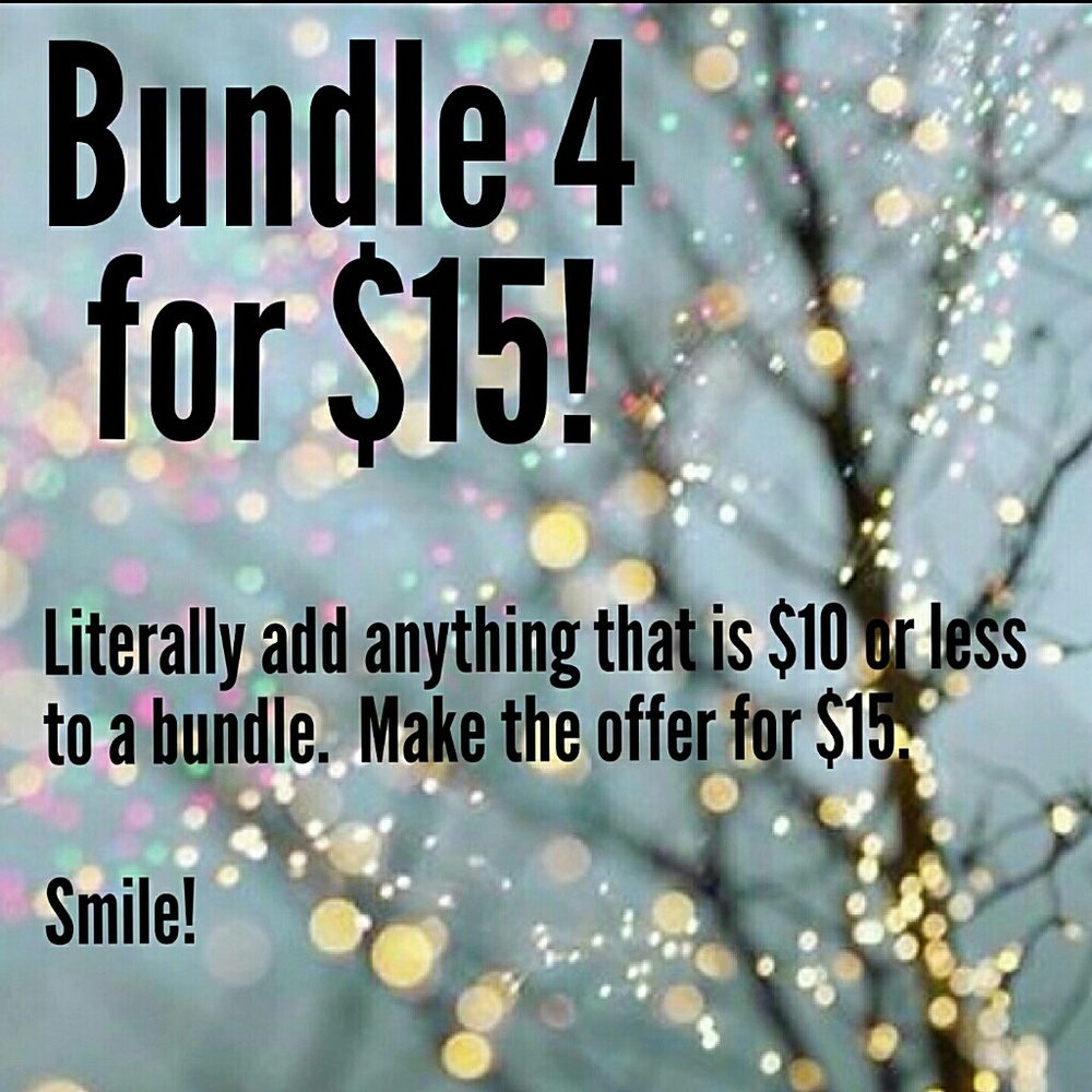 4 for $15!