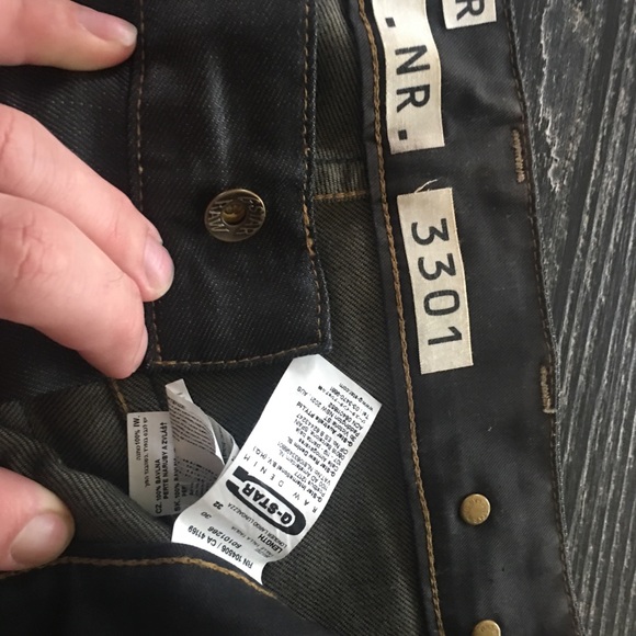 ⭐️PRICE ⬇️ G-STAR RAW 3301 Men's Jeans 30W x 32L - Picture 4 of 4