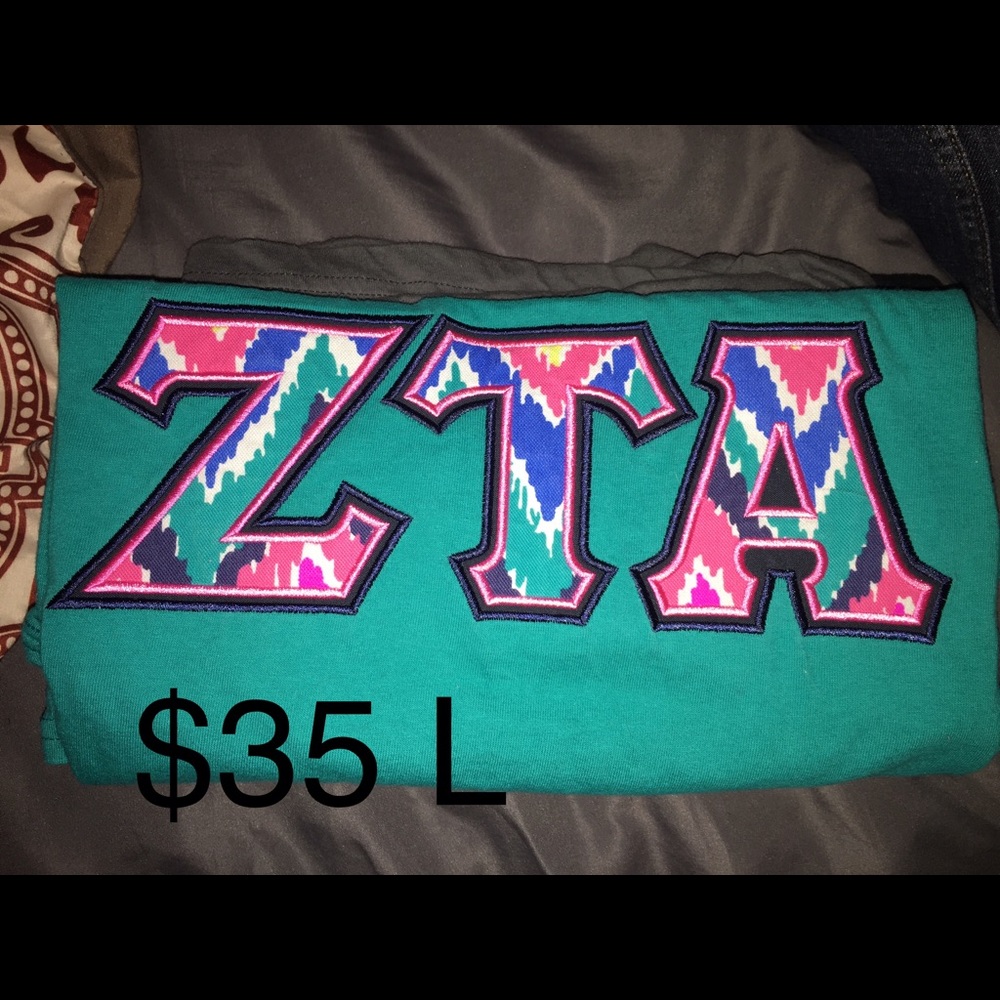 ZTA letter shirt