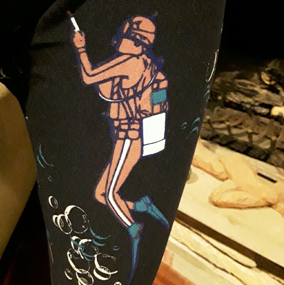 Lularoe Unicorn Rare Scuba diving leggings - Picture 2 of 3