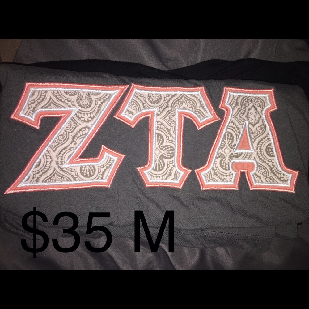 ZTA letter shirt