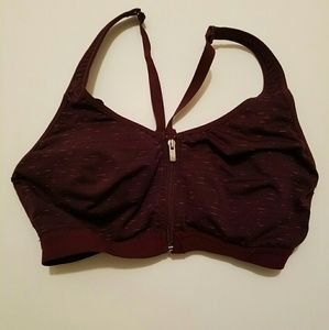 Victoria's Secret maroon sports bra