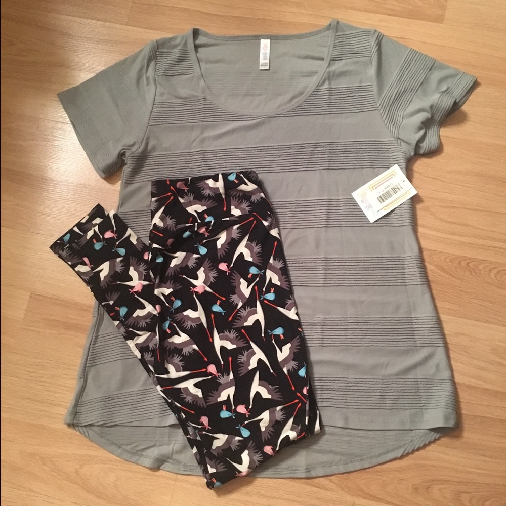 Lularoe L classic T and TC STORKS