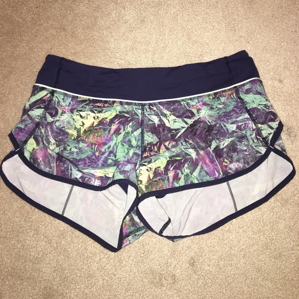 size eight lululemon speed shorts!