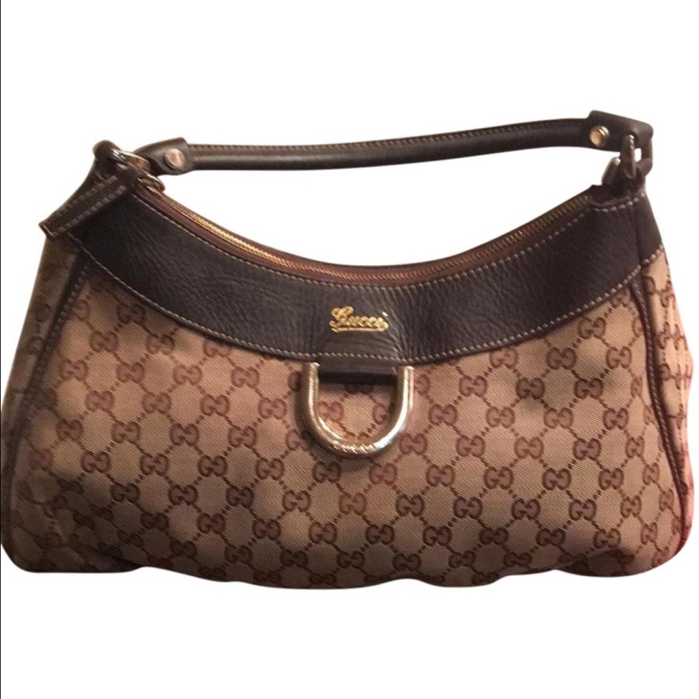 ❌❌SOLD❌❌ Authentic GUCCI D Gold Hobo