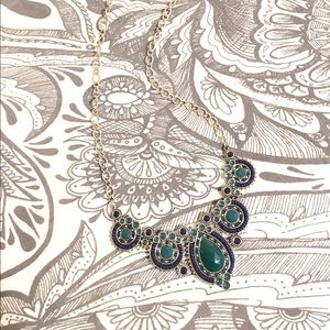 Reversible long statement necklace