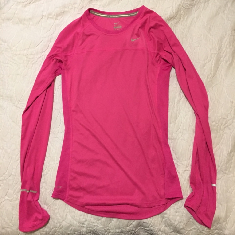 Pink Nike long sleeve