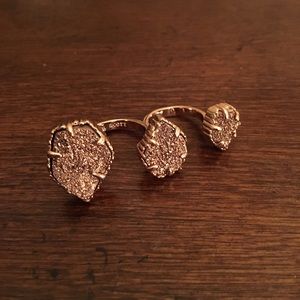 Kendra Scott Rose Gold Naomi Double Ring