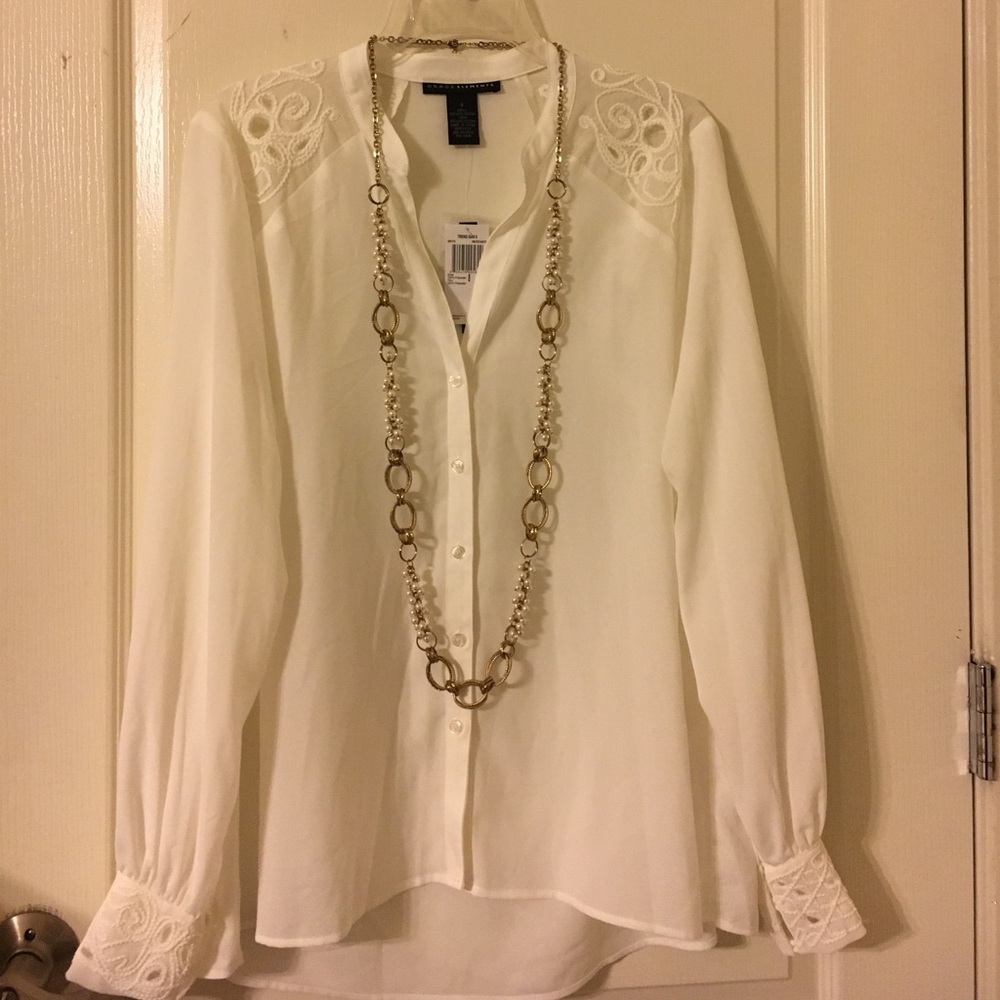 GRACE ELEMENTS WHITE TOP SIZE 8