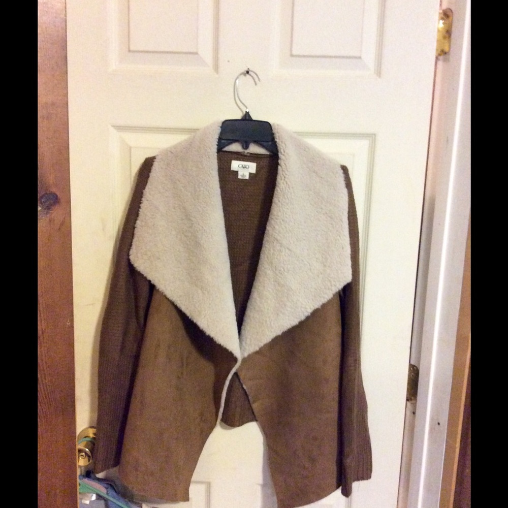 NWOT faux suede jacket
