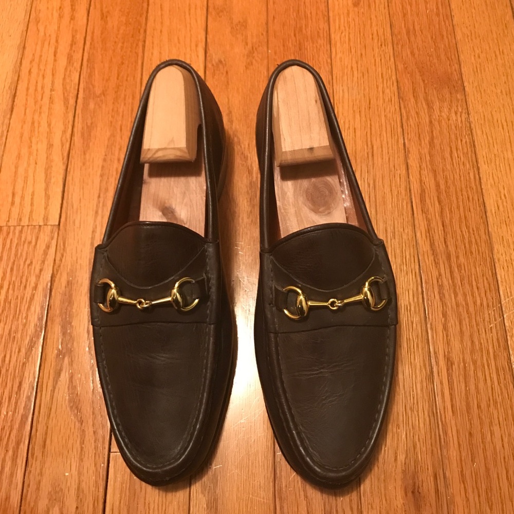 Classic Gucci horsebit men's loafer.