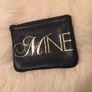Rebecca Minkoff black pouch "Mine"