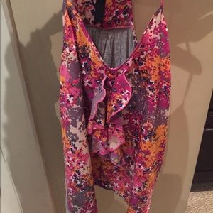 Flowy floral tank