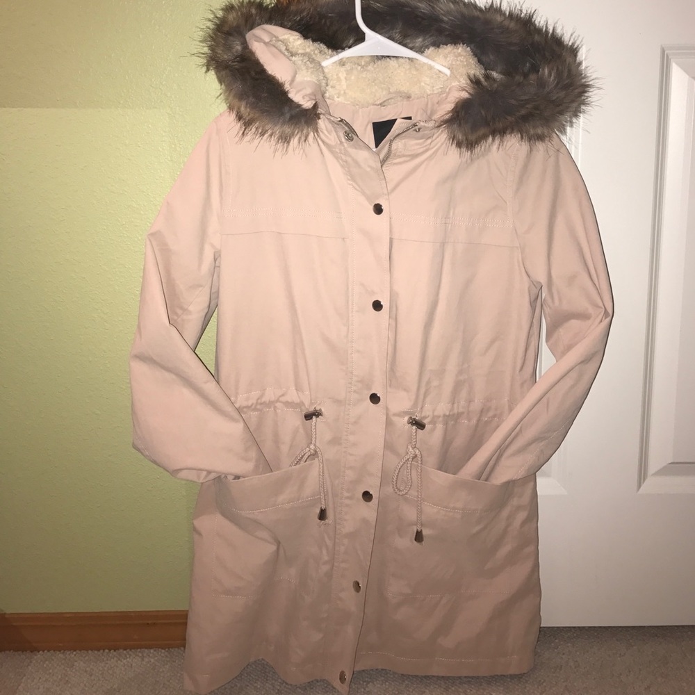 Blush parka
