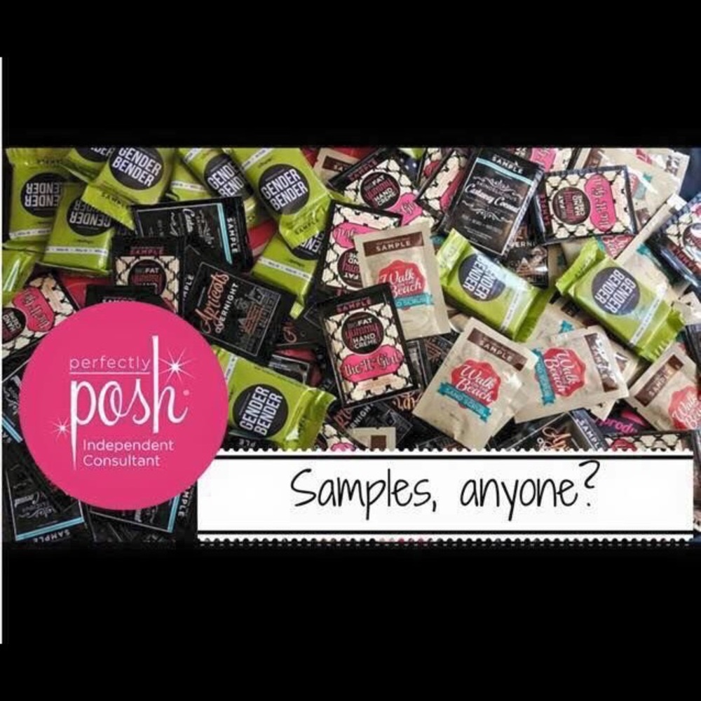 Samples of perfectly Posh pampering products
