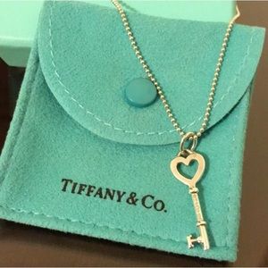 Tiffany & Co. Tiffany Keys Heart Pendant&18" chain