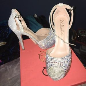 Another silver sparkly shoes