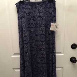 LuLaRoe maxi skirt women's size medium