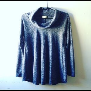 Blue Sweater / Throw over