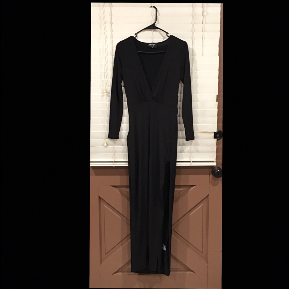 Nasty gal long black dress